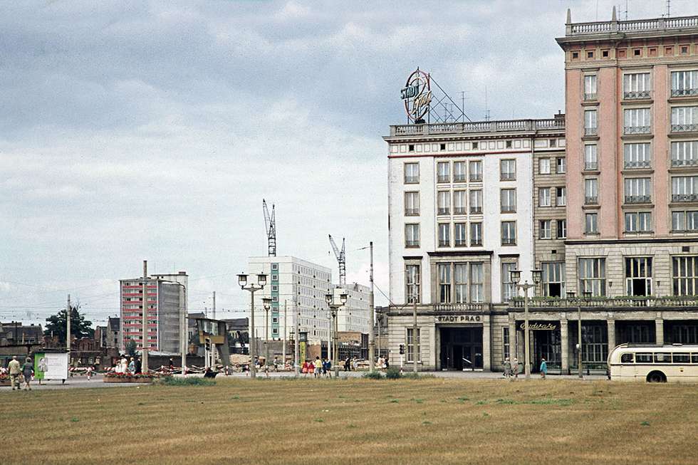 1963: Blick vom Zentralen Platz gen Norden