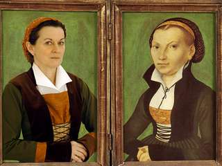 Doppelporträt Katharina von Bora