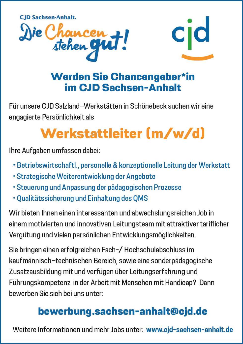 CJD Sachsen-Anhalt Chancengeber