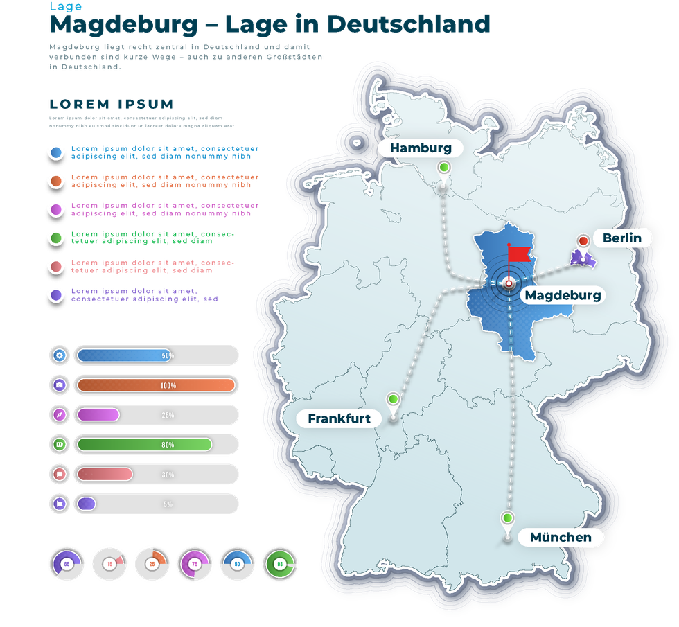 Magdeburg – Lage in Deutschland